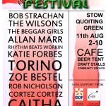 Stowed Out.  Free Festival.  11th August.