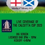 Watch the big game at Fountainhall!