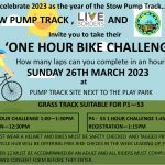 Stow Pump Track and Stow Cycle Hub: one hour challenge