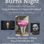 Free event: Poems for Burns Night
